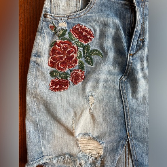 ZARA denim basics skirt - Picture 2 of 4